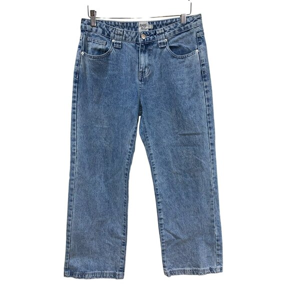 Princess Polly SERENITIA MID RISE RELAXED JEANS LIGHT WASH Size 8 - Picture 3 of 7